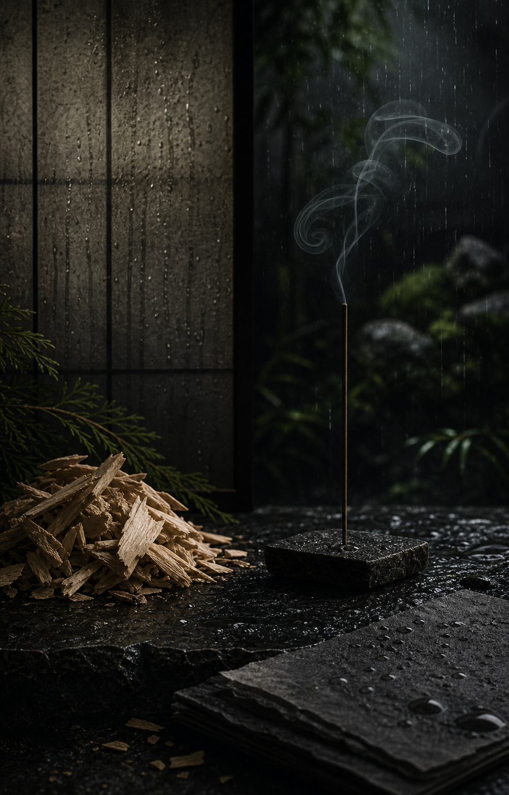 Hinoki Rain Renewal Line Incense